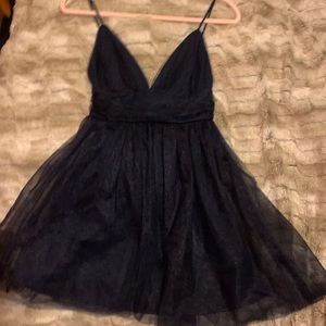Navy blue dress